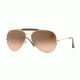 Ray-Ban Outdoorsman II Sunglasses RB3029 9001A5-62 - Shiny Light Bronze Frame, Pink Gradient Brown Lenses