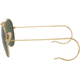 Ray-Ban Outdoorsman Sunglasses, Arista Frame, Crystal Green Lens, 58, L0216-5814