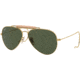 Ray-Ban Outdoorsman Sunglasses, Arista Frame, Crystal Green Lens, 58, L0216-5814