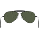 Ray-Ban Outdoorsman Sunglasses, Black Frame, Crystal Green Lens, 58, L9500-5814