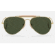 Ray-Ban Outdoorsman Sunglasses, Gold Frame, G-15 Green Lens, 58, RB3030-W3402-58
