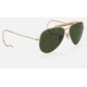 Ray-Ban Outdoorsman Sunglasses, Gold Frame, G-15 Green Lens, 58, RB3030-W3402-58