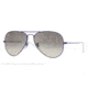 Ray-Ban RB 3025 Sunglasses, Metal Violet Matte Frame / Crystal Gray Gradient 58 mm Lenses, 087-32-5814