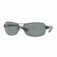 Ray-Ban RB 3379 Sunglasses Styles - Black Frame / Crystal Green Lenses, 002-6415
