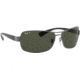 Ray-Ban RB 3379 Sunglasses Styles - Gunmetal Frame / Crystal Green Polarized Lenses, 004-58-6415