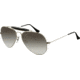 Ray-Ban RB 3407 Sunglasses, Silver Frame / Crystal Gray Gradient 55 mm Lenses, 003-32-5514