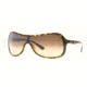 Ray-Ban RB 4086 Sunglasses Styles - Light Havana Frame / Brown Gradient Lenses, 710-13-0133
