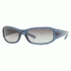 Ray-Ban RB 4137 Sunglasses Styles - Shiny Blue-Gray Frame / Gray Gradient Lenses, 656-8G-5918