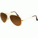 Ray-Ban RB 8041 Sunglasses, Shiny Gold Frame / Polarized Brown Gradient 58 mm Lenses, 001-M2-5814
