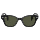 Ray-Ban RB0880SF Sunglasses, Black Frame, Green Lens, Asian Fit, 53, RB0880SF-901-31-53