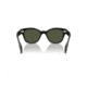 Ray-Ban RB0880SF Sunglasses, Black Frame, Green Lens, Asian Fit, 53, RB0880SF-901-31-53
