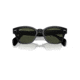 Ray-Ban RB0880SF Sunglasses, Black Frame, Green Lens, Asian Fit, 53, RB0880SF-901-31-53
