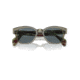Ray-Ban RB0880SF Sunglasses, Transparent Green Frame, Dark Blue Polarized Lens, Asian Fit, 53, RB0880SF-66353R-53