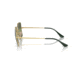 Ray-Ban RB1971 Square Sunglasses - Womens, Arista Frame, Green Mirror Polarized Lens, 54, RB1971-001-G4-54