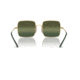 Ray-Ban RB1971 Square Sunglasses - Womens, Arista Frame, Green Mirror Polarized Lens, 54, RB1971-001-G4-54