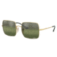 Ray-Ban RB1971 Square Sunglasses - Women's, Arista Frame, Green Mirror Polarized Lens, 54, RB1971-001-G4-54