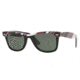 Ray Ban RB2143 #1034 - Gray / White / Blue On Black Frame