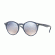 Ray-Ban RB2180 Progressive Prescription Sunglasses RB2180-62327B-49 - Lens Diameter 49 mm, Frame Color Opal Dark Azure