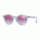 Ray-Ban RB2180 Progressive Prescription Sunglasses RB2180-6278A9-49 - Lens Diameter 49 mm, Frame Color Shiny Light Blue