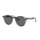 Ray-Ban RB2180 Progressive Prescription Sunglasses, 49mm, Striped Grey Havana, RB2180-643087-49-PRO