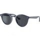 Ray-Ban RB2180F Sunglasses - Womens, Dark Grey Lenses, Blue, 49, RB2180F-657687-49