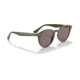 Ray-Ban RB2180F Sunglasses - Womens, Violet Lenses, Military Green, 49, RB2180F-65757N-49
