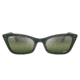 Ray-Ban RB2299 Lady Burbank Sunglasses - Women's, Green Frame, Dark Green Grad Mirror Polarized Lens, 52, RB2299-6659G4-52