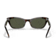 Ray-Ban RB2299 Lady Burbank Sunglasses - Womens, Havana Frame, Green Lens, 55, RB2299-902-31-55