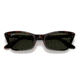Ray-Ban RB2299 Lady Burbank Sunglasses - Womens, Havana Frame, Green Lens, 55, RB2299-902-31-55