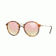 Ray-Ban RB2447 Sunglasses 11607O-49 - Spotted Brown Havana Frame, Copper Flash Gradient Lenses
