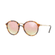 Ray-Ban RB2447F Sunglasses 11607O-52 - Spotted Brown Havana Frame, Copper Flash Gradient Lenses