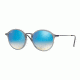 Ray-Ban RB2447NF Sunglasses 62554O-52 - Trasparent Grey Frame, Blue Flash Gradient Lenses