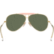 Ray-Ban RB3138 Shooter Sunglasses, Arista Frame, Crystal Green 62 mm Lenses, 001-6209