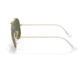 Ray-Ban RB3138 Shooter Sunglasses, Arista Frame, G-15 Green Lens, 58, RB3138-W3401-58