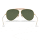 Ray-Ban RB3138 Shooter Sunglasses, Arista Frame, G-15 Green Lens, 58, RB3138-W3401-58