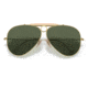 Ray-Ban RB3138 Shooter Sunglasses, Arista Frame, G-15 Green Lens, 58, RB3138-W3401-58