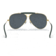 Ray-Ban RB3138 Shooter Sunglasses, Legend Gold Frame, Blue Lens, 58, RB3138-9241R5-58