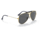 Ray-Ban RB3138 Shooter Sunglasses, Legend Gold Frame, Dark Grey Lens, 58, RB3138-9240B1-58