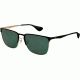 Ray-Ban RB3508 Sunglasses 135/71-56 - Top Black On Silver Frame, Green Lenses