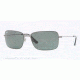 Ray-Ban RB3514 Single Vision Prescription Sunglasses RB3514-147-71-58 - Lens Diameter 58 mm, Frame Color Sad Demi Glos Gunmetal
