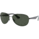 Ray-Ban RB3527 Sunglasses 006/71-61 - Matte Black Frame, Grey Green Lenses