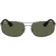 Ray-Ban RB3527 Sunglasses 029/9A-61 - Matte Gunmetal Frame, Polar Dark Green Lenses