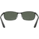 Ray-Ban RB3534 Sunglasses 002-59 - Black Frame, Green Lenses