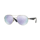 Ray-Ban RB3536 Progressive Prescription Sunglasses RB3536-019-4V-55 - Lens Diameter 55 mm, Frame Color Matte Silver