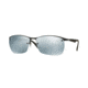 Ray-Ban RB3550 Sunglasses 006/30-64 - Matte Black Frame, Grey-Flash Lenses