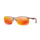 Ray-Ban RB3550 Sunglasses 029/6Q-64 - Matte Gunmetal Frame, Orange Flash Lenses