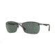 Ray-Ban RB3550 Single Vision Prescription Sunglasses RB3550-029-71-64 - Lens Diameter 64 mm, Frame Color Matte Gunmetal