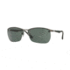 Ray-Ban RB3550 Sunglasses 029/71-64 - Matte Gunmetal Frame, Green Lenses