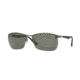 Ray-Ban RB3550 Single Vision Prescription Sunglasses RB3550-029-9A-64 - Lens Diameter 64 mm, Frame Color Matte Gunmetal