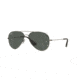 Ray-Ban RB3558 Single Vision Prescription Sunglasses, 58mm, Matte Black Antique, RB3558-913971-58-SV
